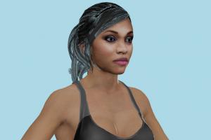 DBH Traci Detroit, DBH, Become-Human, female, girl, woman, people, xna, characters, animated
